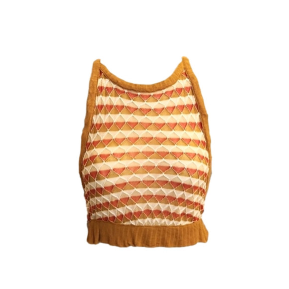 Womens Intimately Free People cropped sheer tank top size Medium. - Picture 4 of 14